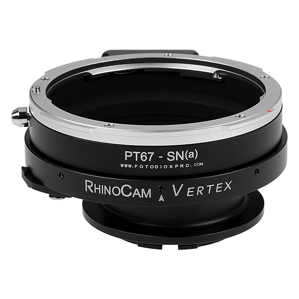 RhinoCam Vertex Rotating Stitching Adapter - Compatible With Pentax 6x7 (P67) Mount Lens to Sony A-Mount D/SLR Camera Body