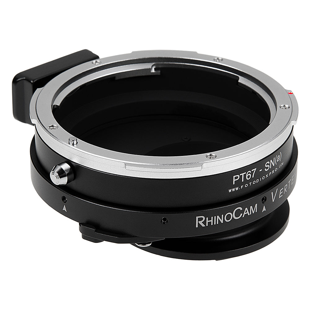 RhinoCam Vertex Rotating Stitching Adapter - Compatible With Pentax 6x7 (P67) Mount Lens to Sony A-Mount D/SLR Camera Body