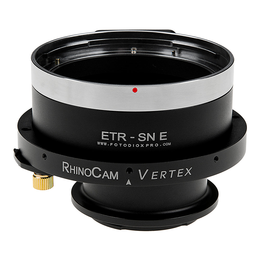 RhinoCam Vertex Rotating Stitching Adapter, Compatible with Bronica ETR Mount SLR Lens to Sony Alpha E-Mount Mirrorless Cameras