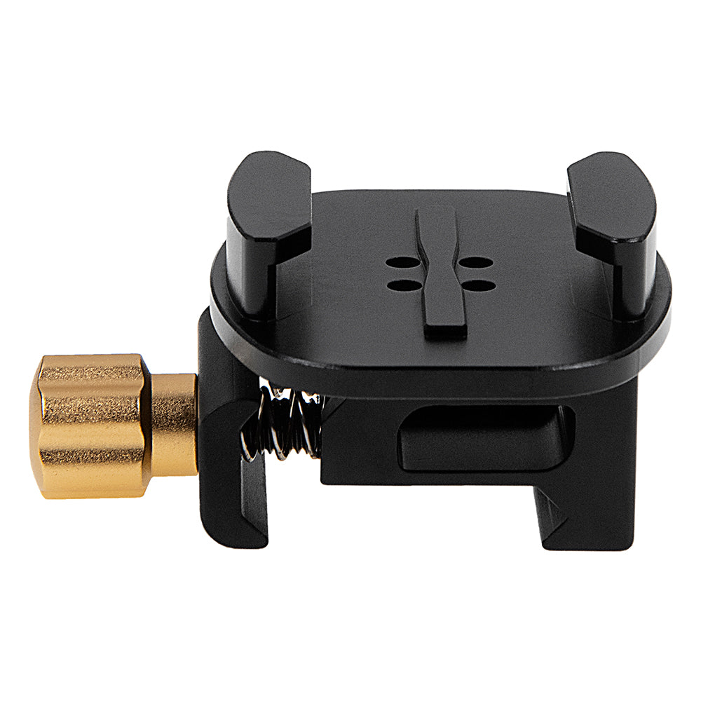 RAIL DOGZ Quick Release Rail Mount Compatible with GoPro HERO QR Buckles - All Metal Mount for Picatinny 1913 Rail Integration System