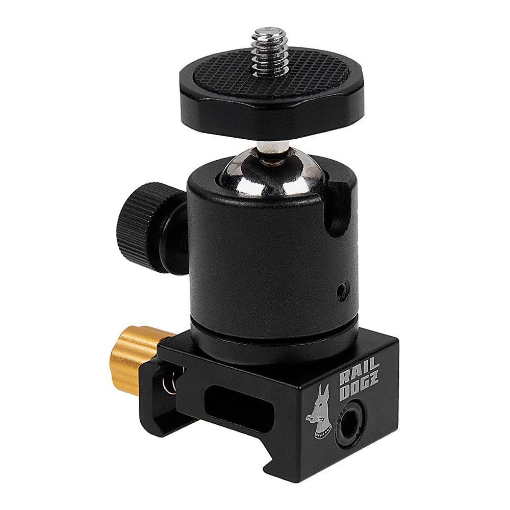 RAIL DOGZ Universal Rail Mount for Small Cameras  - All Metal Mount for Picatinny 1913 Rail Integration System