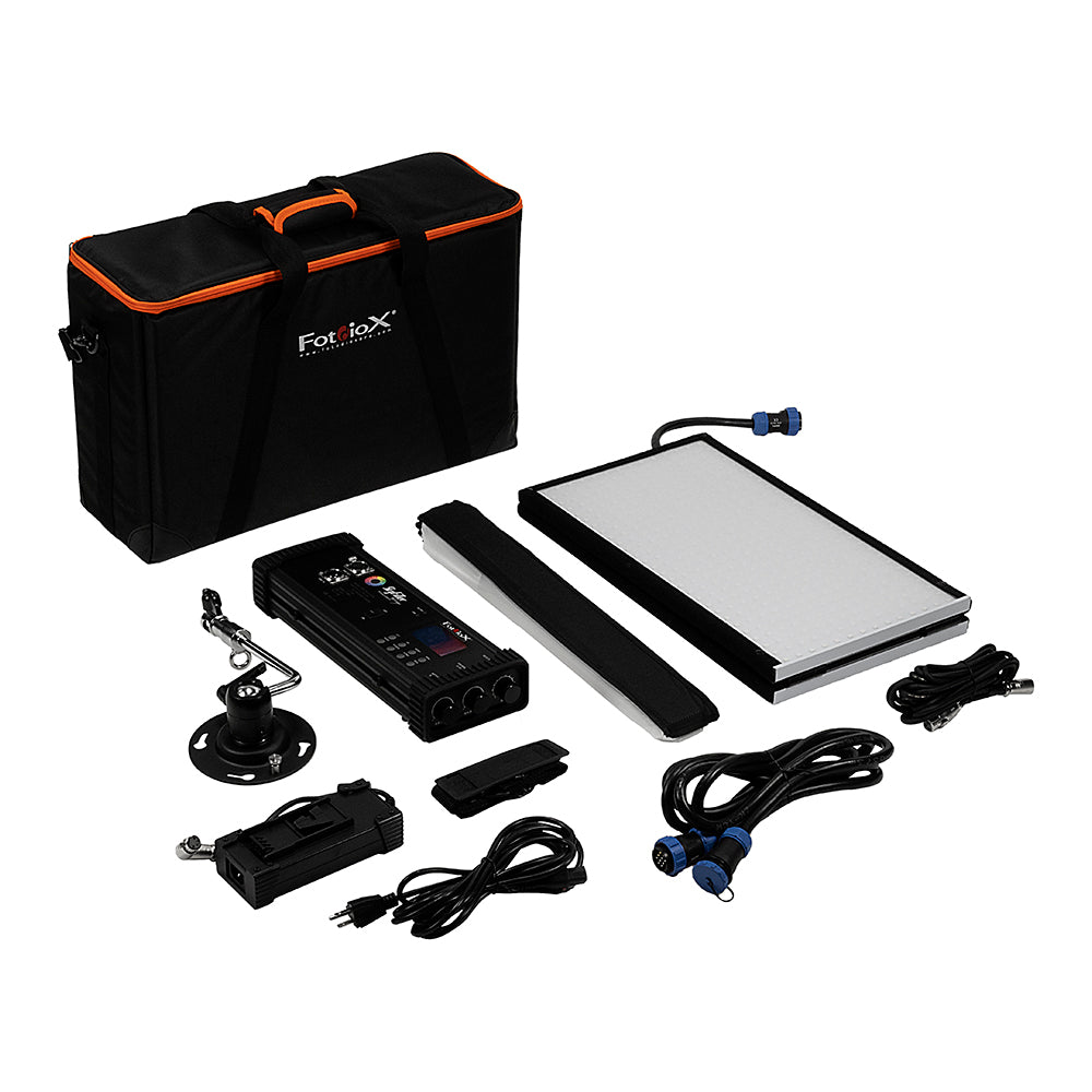 SkyFiller Wings Prizmo Edition LED Lighting SFW-150LSRGB - 1x4 150w RGBW+T Folding LED Panel Lighting from Fotodiox