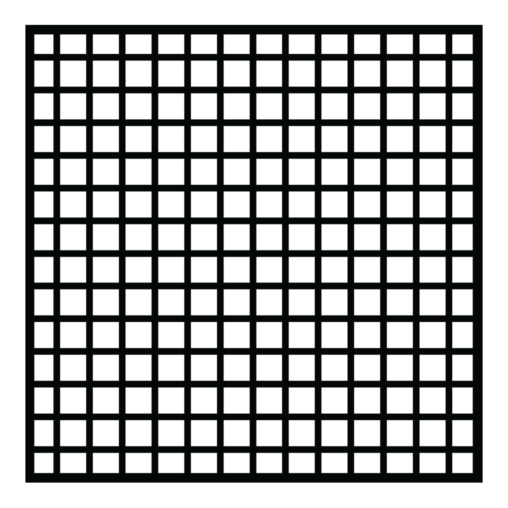 Fotodiox Pro Eggcrate Grid for SkyFiller Wings 2x2 Lights - Fits SkyFiller Wings LED Lighting SFW-150SS/RGB - 2x2 Bi-Color & RGB+T Folding LED Panels - 50 Degree Grid (2x2x1.5" Openings)