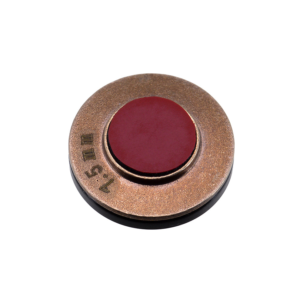 Fotodiox Soft Shutter Release Adhesive Button - Specially Designed Low-Profile Brass 7.5mm Adhesive Button, Works With Cameras w/ Flat Shutter Button