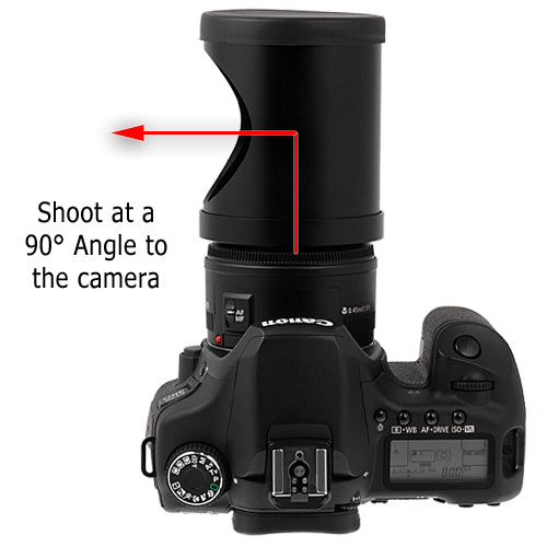 Fotodiox Right Angle Mirror Lens Hood - Spy Lens Adapter