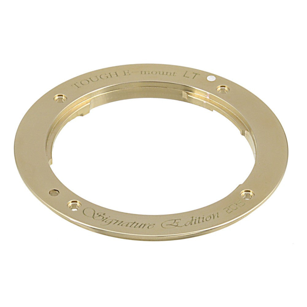 The Tough E-Mount Signature Edition LT from Fotodiox Pro - A Distinctive Brass, Light Tight Replacement Lens Mount for Compatible Sony NEX & E-Mount Camera Bodies
