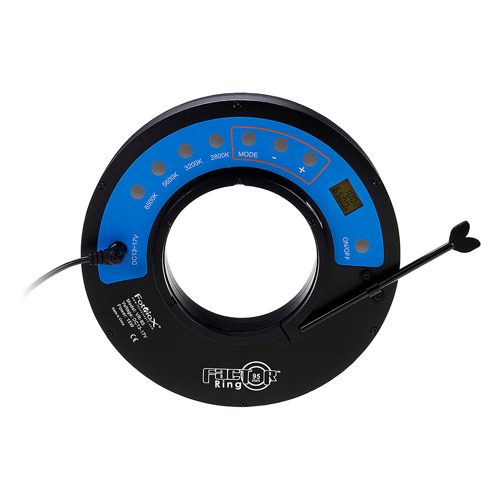 Fotodiox Pro FACTOR Ring - Ring Light Module Kits for Videographers; Lens Attached Ringlights w/ D-Tap Power Cable