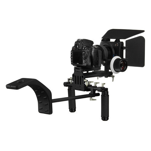WonderRig Elite by Fotodiox - Premium Grade Professional Video Rig Shoulder Support Stabilizer